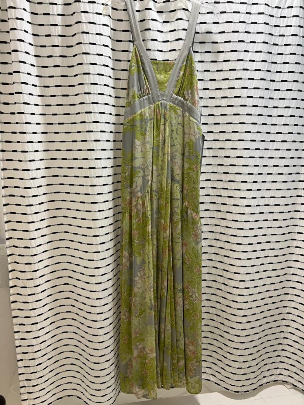 Long floral maxi dress